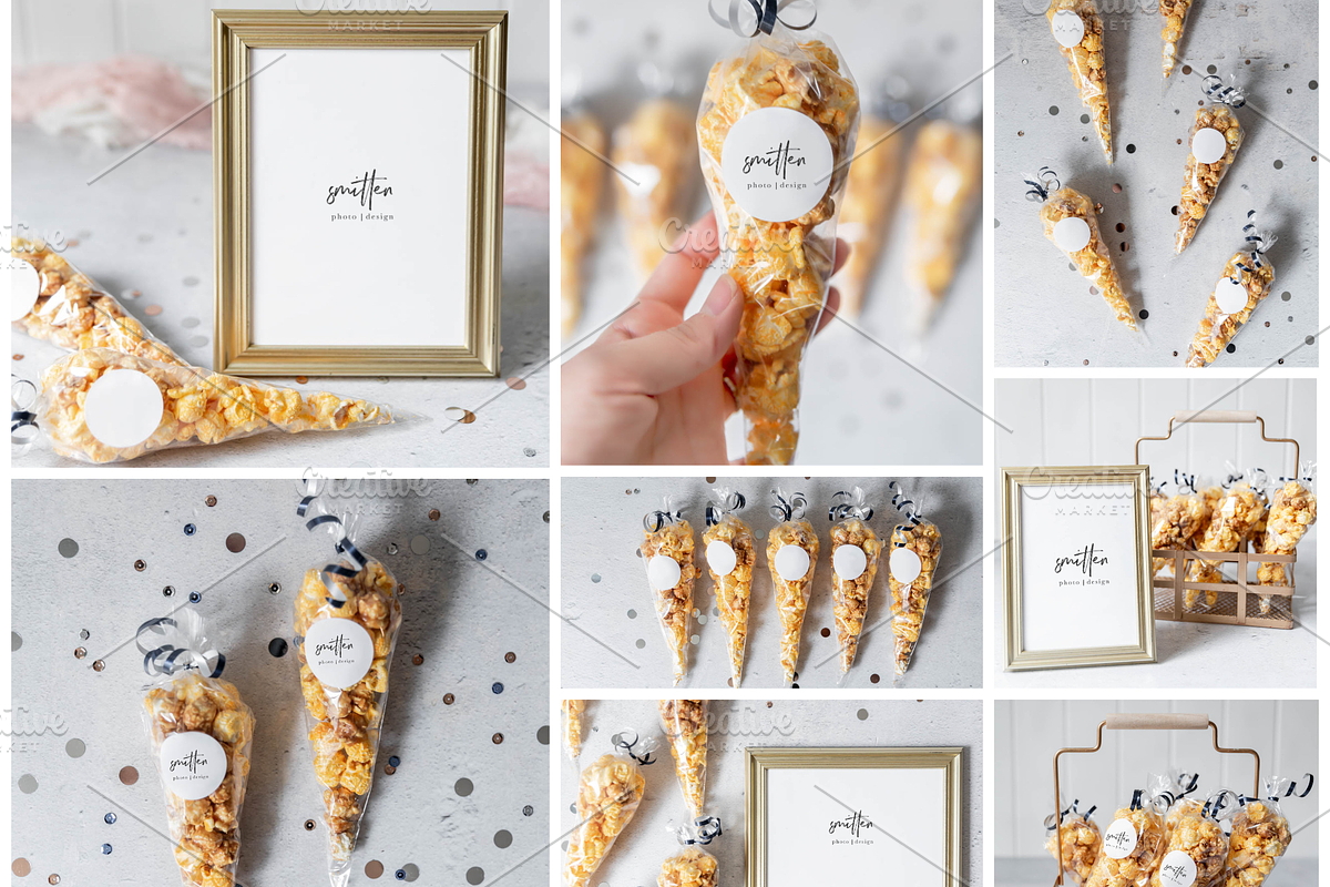 Popcorn Favor Label & Frame Bundle, a Holiday Photo by Smitten Photo & Design (Photo 2 of 5)