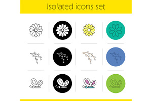 Spring Icons Set