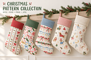 Quirky Christmas Patterns Bundle, a Pattern Graphic by Olya Creative (Thumbnail 5 of 19)