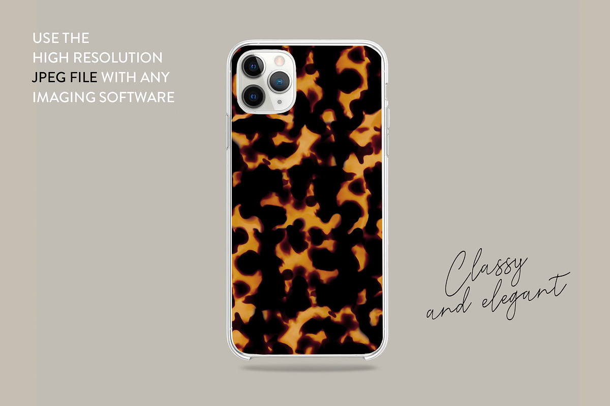 Tortoiseshell Patterns Bundle x 3, a Pattern Graphic by Leysa Flores (Photo 6 of 20)