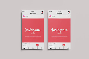 Paper Mockup For Instagram Post