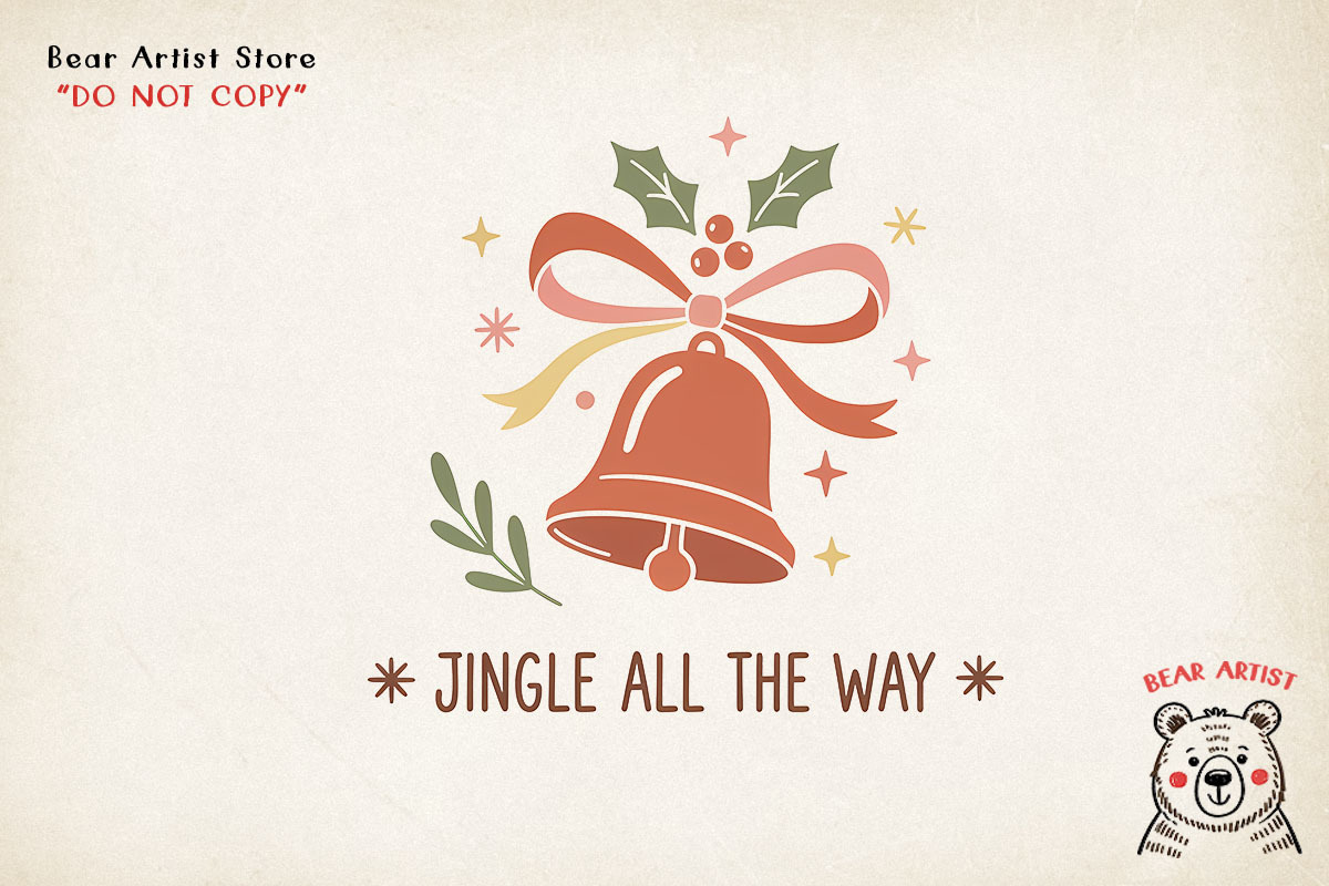 Retro Christmas Hand-drawn PNG, a Graphic by GlitterCraft (Photo 92 of 101)