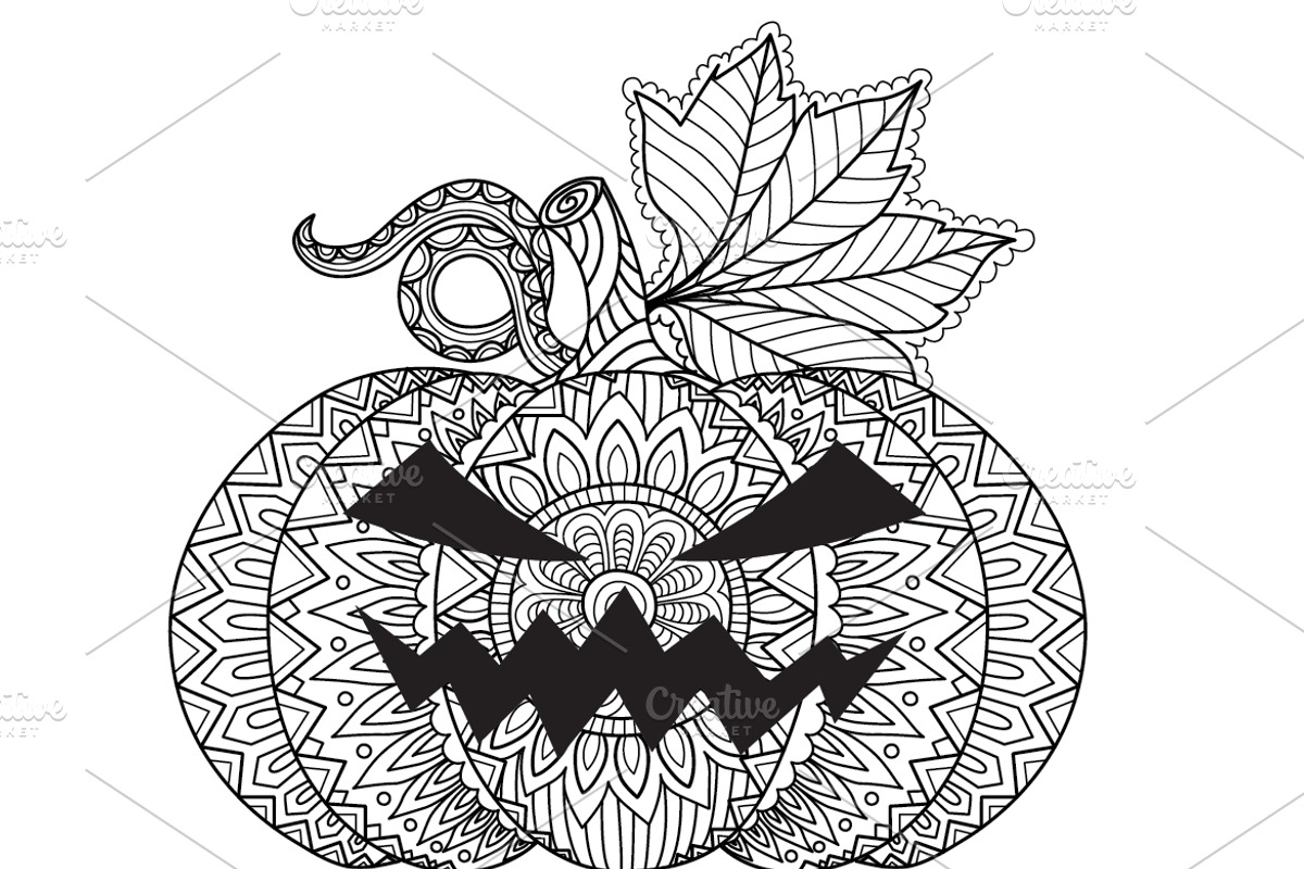 14 Halloween coloring pages, an Animal Illustration by Somjai King (Photo 2 of 15)