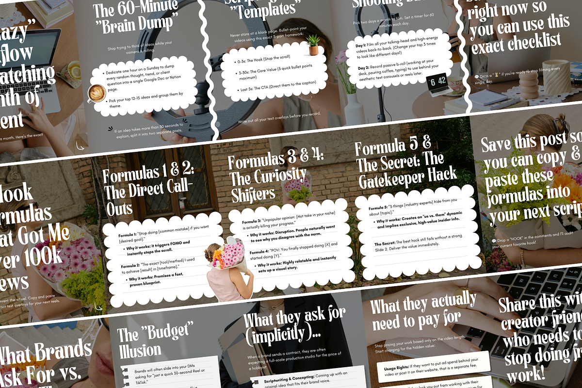 20 Set of Marketing Carousel Design, a Social Media Template by thecyella.co (Photo 2 of 6)