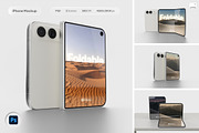 iPhone Duo Mockup, an iPhone Mockup by Claymoon Lab (Thumbnail 1 of 11)
