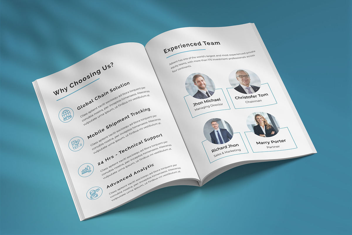 16 Page A4 Corporate Brochure Design, a Brochure Template by ferdousi0791 (Photo 7 of 8)