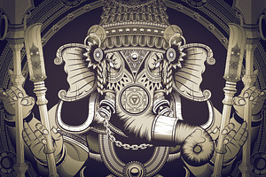 Stunning Ganesha Illustration