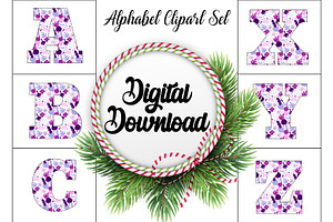 Alphabet Clipart Design Bundle V5