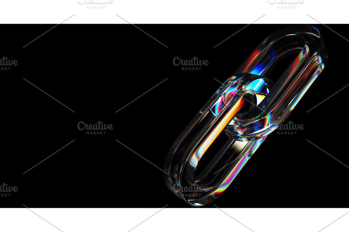 Blockchain technology 3d banner, a Technology Illustration by Marozhkastudio