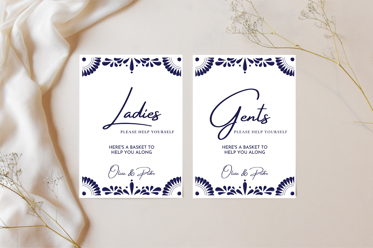 Mexican Talavera Wedding Bundle, a Templates & Theme by Akbaly (Photo 11 of 16)