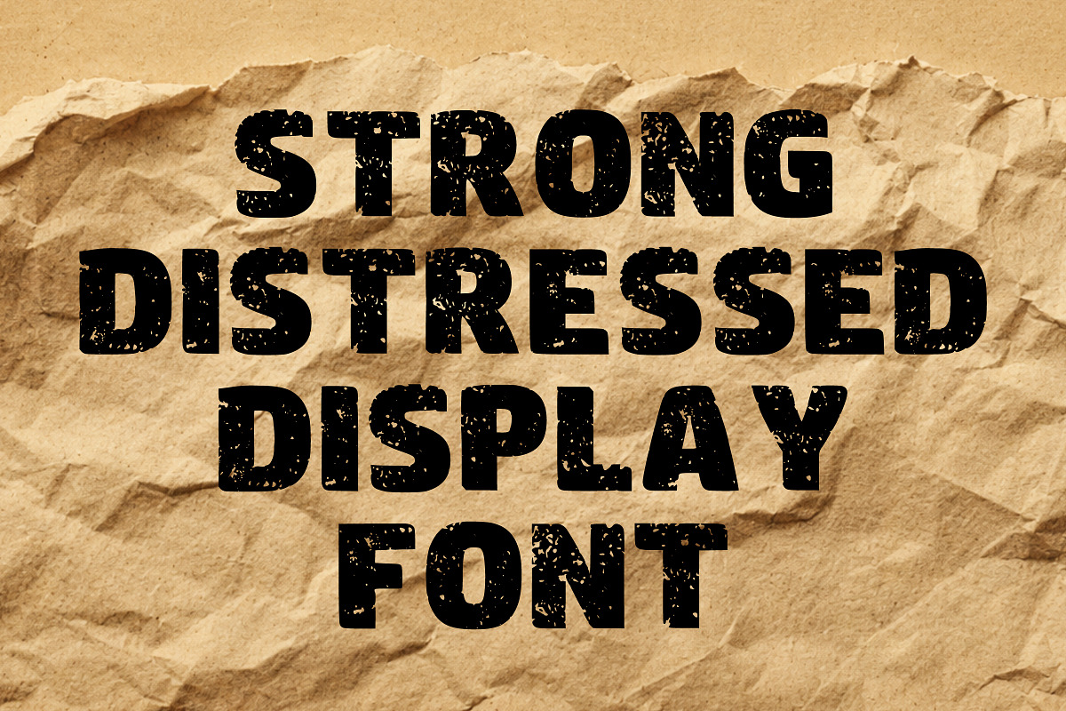 Super Rough - Bold Distressed, a Sans Serif Font by Limited.studio (Photo 5 of 6)