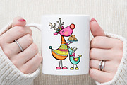 Whimsical Christmas Santa Clipart, an Illustration by Sublimation Artist (Thumbnail 5 of 6)