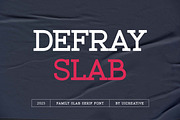 Defray Slab Font Family, a Slab Serif Font by UICreative (Thumbnail 1 of 13)