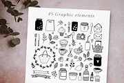 Elderflower script font + logos, a Script Font by Tabita's shop (Thumbnail 7 of 15)