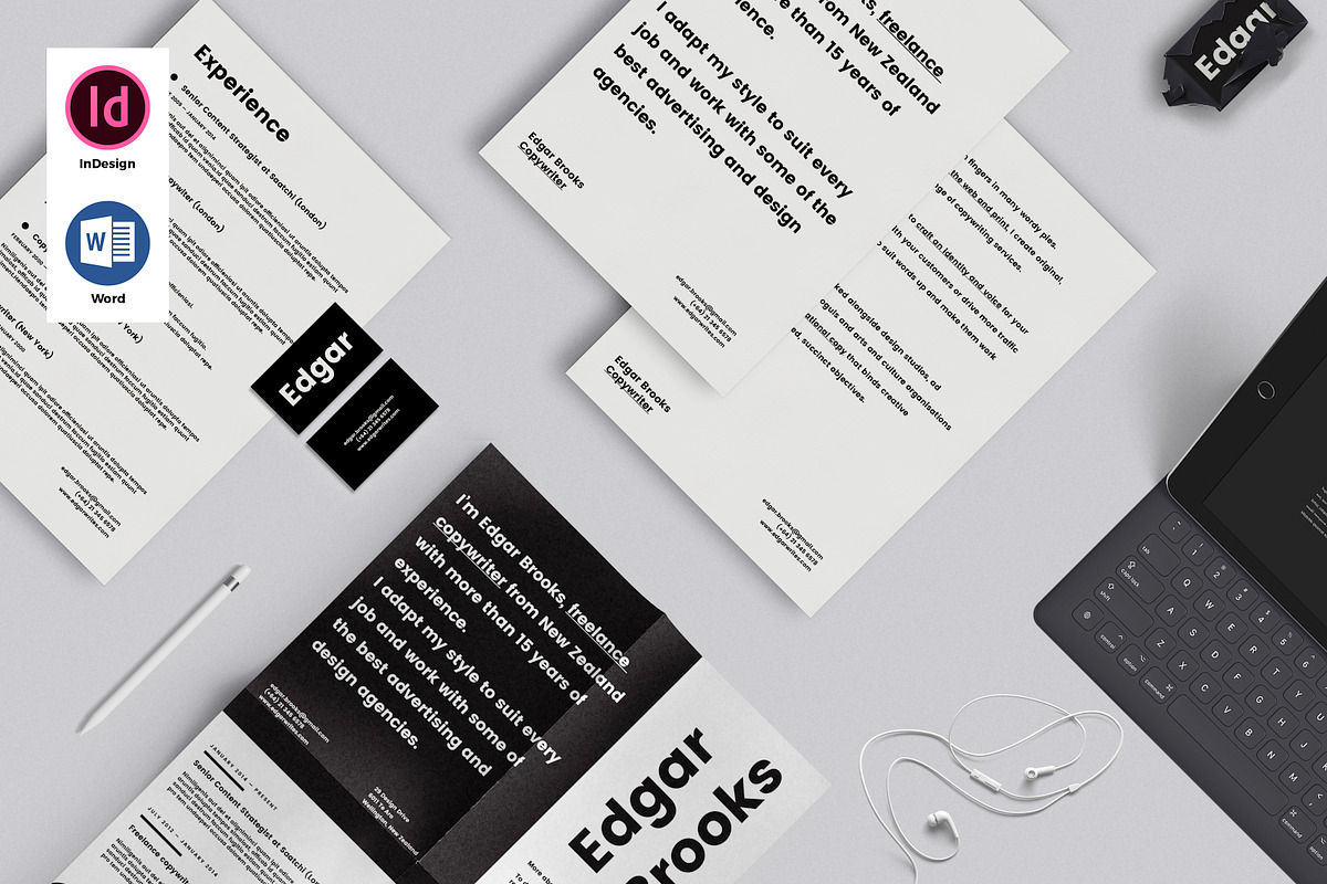 Minimal No Brand Resume, a Resume Template by Maison Octave (Photo 1 of 5)
