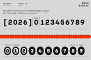 GC Monoglitch - Modern Monospace, a Sans Serif Font by Glyphonic (Thumbnail 3 of 16)