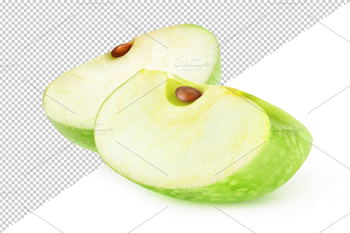 Slices of green apple, an Object Graphic by Fruits+Veggies (Photo 3 of 9)