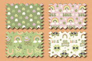 Groovy Shamrocks set, a Seasonal Illustration by Poppymoondesign (Thumbnail 7 of 10)