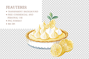 Watercolor Citrus Wedding Clipart, an Illustration by MockupWizard (Thumbnail 6 of 7)