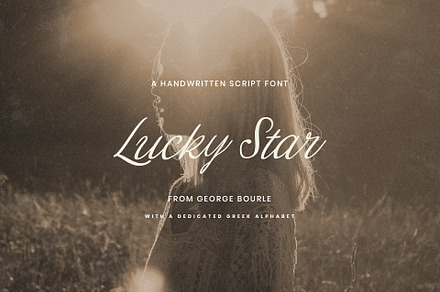 Lucky Star script font
