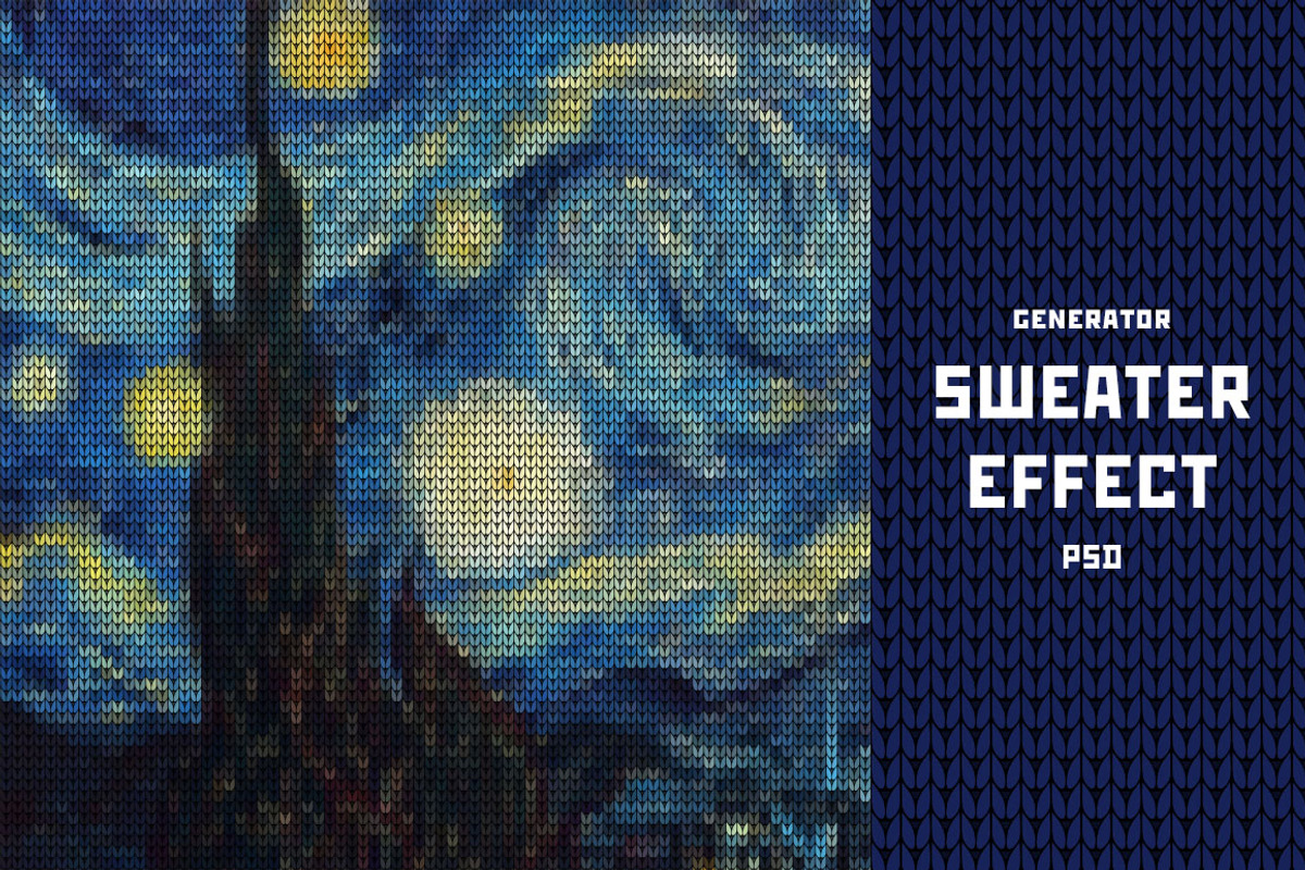 SWEATER Effect | PSD generator, a Layer Style Add-On by Sergey Serebrennikov (Photo 2 of 8)