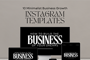 10 MinimalistBusiness Template-Canva, a Social Media Template by VantaStudio (Thumbnail 2 of 2)