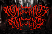 Reapergod | Black Metal Font, a Blackletter Font by Denustudios (Thumbnail 3 of 10)