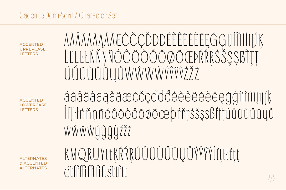 Cadence Demi-Serif Display Font, a Serif Font by Type and Graphics Studio (Photo 24 of 28)