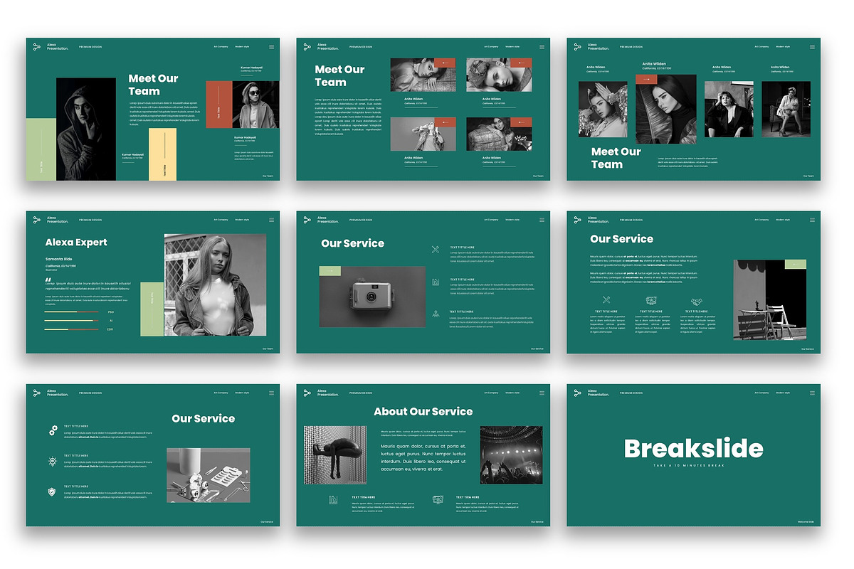 Alexa – Business Keynote Template, a Presentation Template by kreatifreya (Photo 2 of 5)