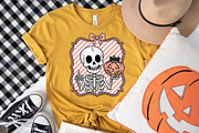Halloween Skull Heart Hand-Drawn Fra, an Illustration by Libby Wishes (Thumbnail 2 of 6)