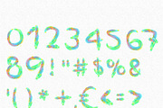 Watercolor Alphabet, a Font by MRI STUDIO (Thumbnail 6 of 9)