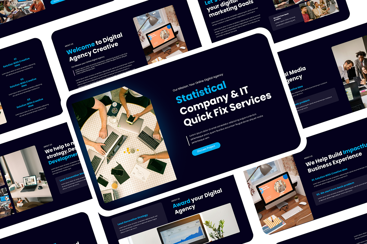 800+ Powerpoint Slides Bundle, a Presentation Template by Hammad Arif (Photo 26 of 30)