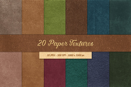 20 Paper Textures