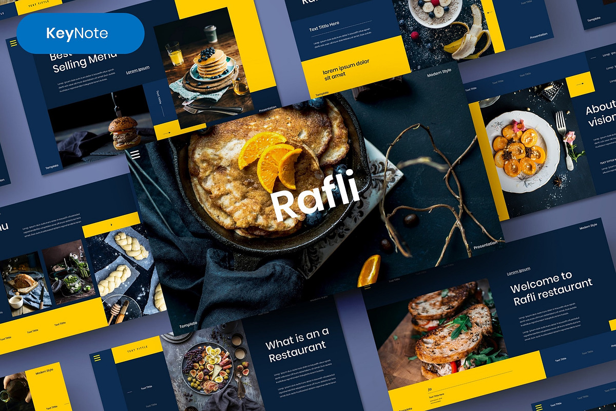 Rafli – Food Business Keynote, a Presentation Template by Dens Creative Studio (Photo 1 of 6)