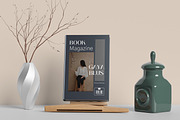 Book Cover Mockup A4, a Magazine Template by Creative_A23 (Thumbnail 3 of 11)
