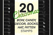 90 Procreate Christmas Stamps Set, a Brush Add-On by LiuBi Art (Thumbnail 2 of 6)