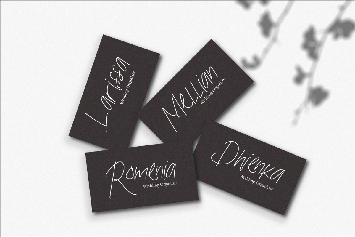 Harlind - Signature, a Handwritten Font by Cut Story (Photo 4 of 6)