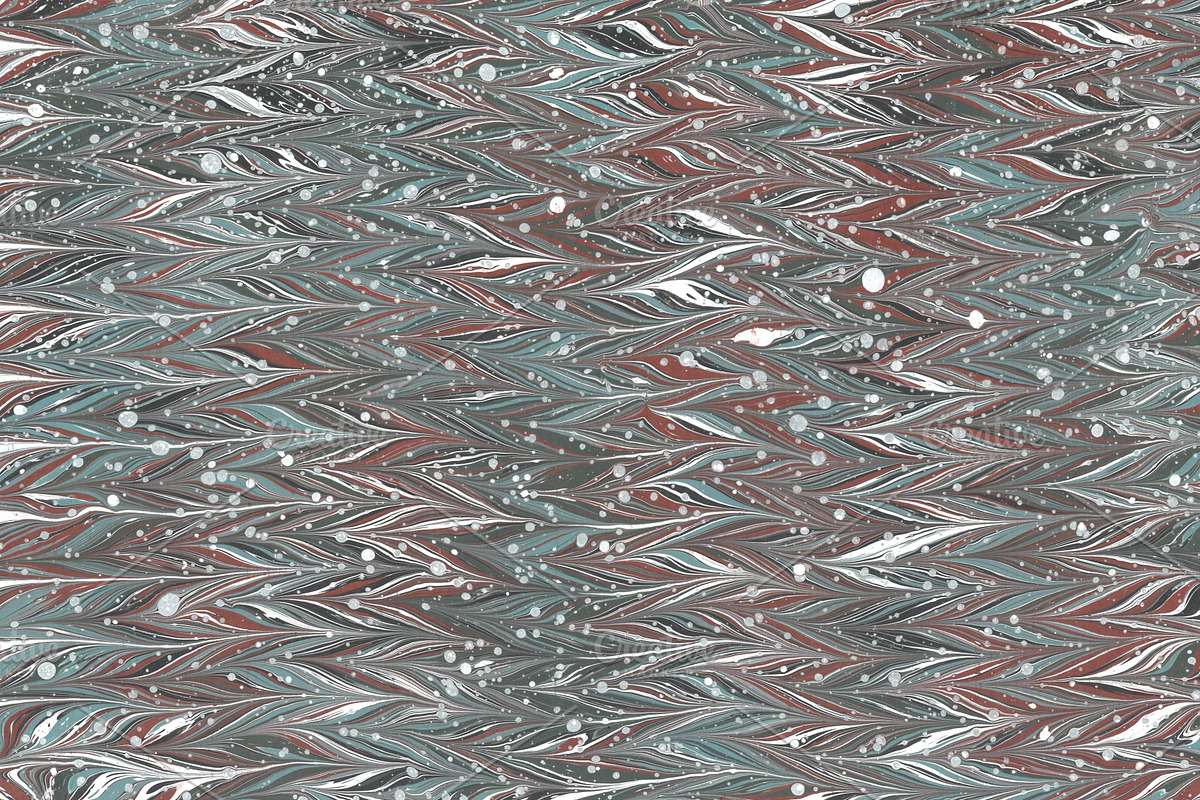 3 Hand Marbled Papers Winter, a Texture Graphic by Marblingdom (Photo 3 of 4)