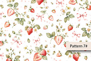 Strawberry Seamless Pattern, a Pattern Graphic by Villa 11 Estudio (Thumbnail 8 of 13)