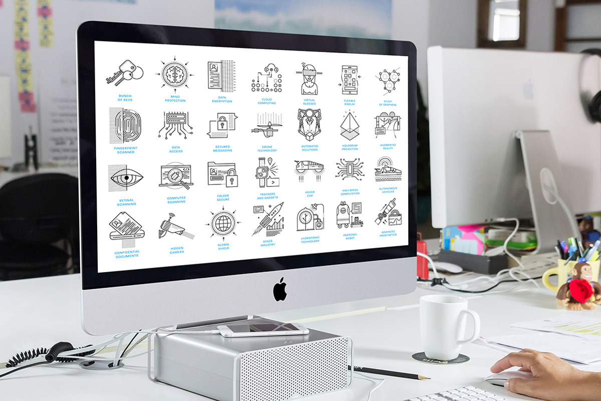 +350 Line Business Icons Collection, an Outline Icon by Anna Ozerina (Photo 8 of 9)
