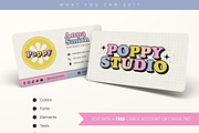 Canva Colorful Retro Branding Kit, a Branding & Logo Template by Branding Babe Co. (Thumbnail 8 of 9)