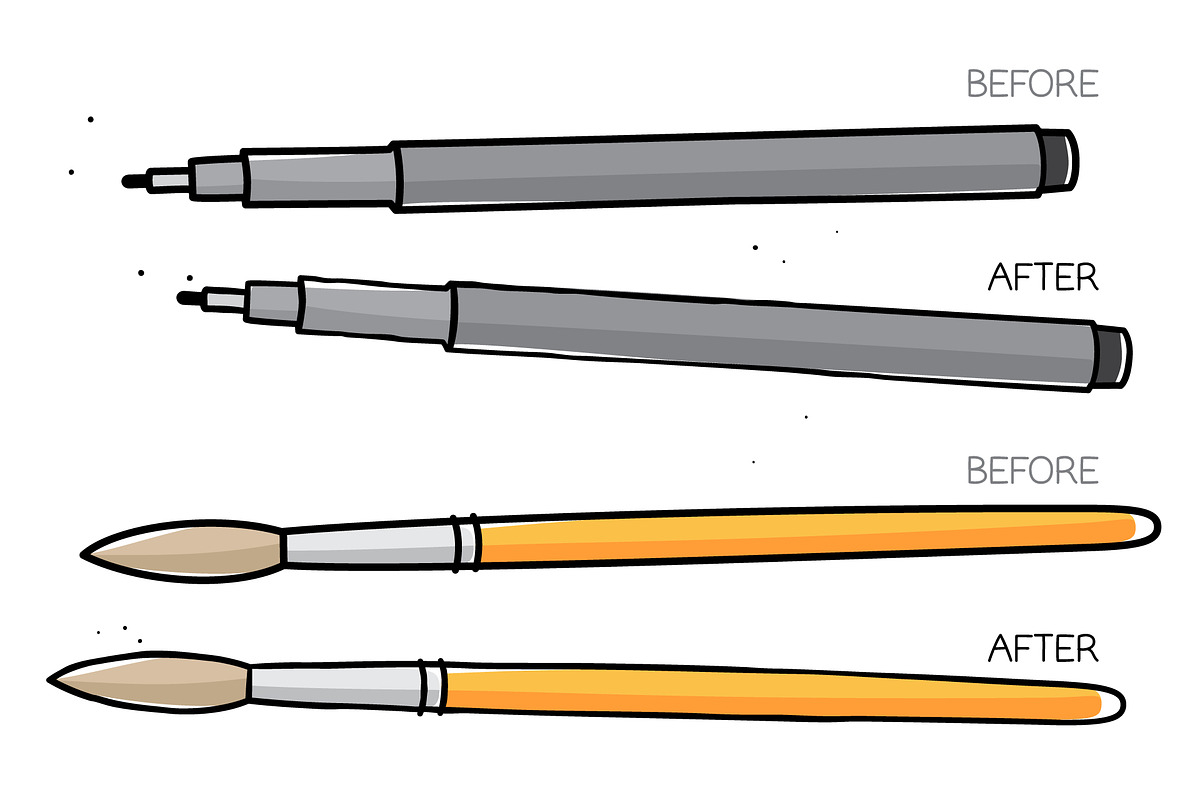 Hand Drawn Styles & Brushes, a Brush Add-On by Side Project (Photo 4 of 6)