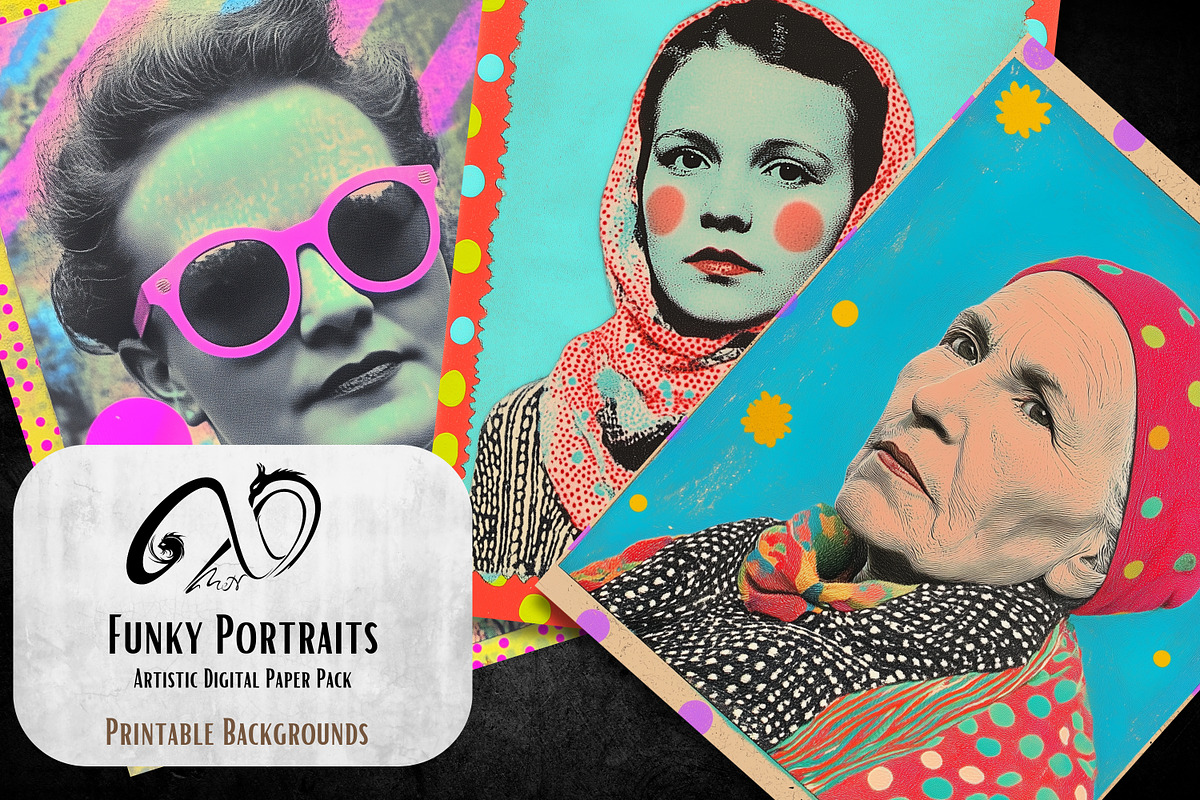 Funky Portraits: Artistic Paper, a Person Illustration by NiiiNArt (Photo 6 of 8)