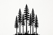 Majestic Pine Trees SVG, a Finance Illustration by Amazin_art (Thumbnail 4 of 41)