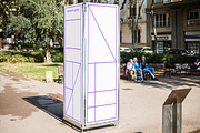Barcelona Outdoor Totem Mockup, an Advertising Mockup by M-up (Thumbnail 3 of 3)
