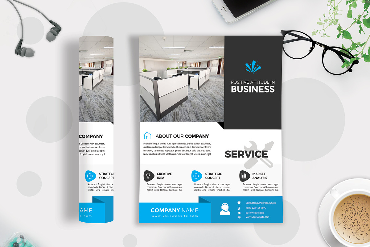 50+ Business Flyers Bundle, a Flyer Template by Imagine Design Studio (Photo 34 of 52)