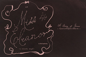 Miss Eleanor — Romantic Font, a Handwritten Font by nadispasibenko