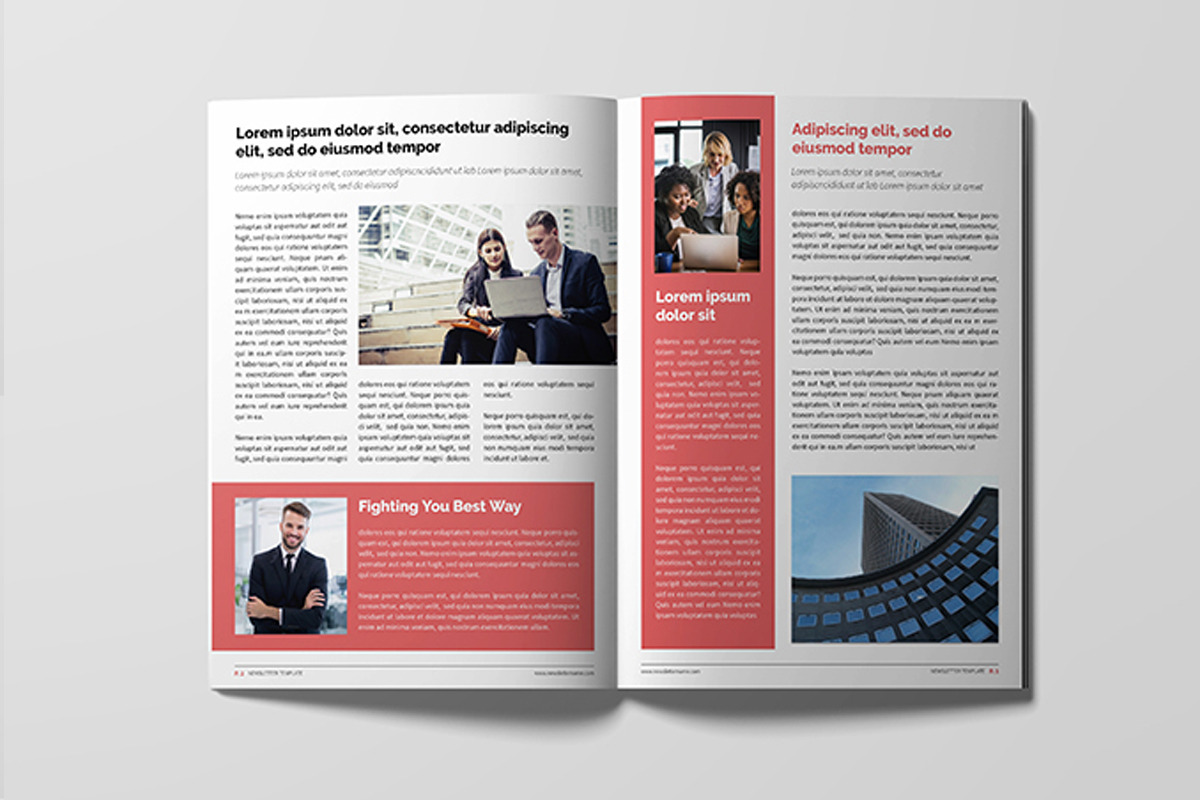 Business Newsletter Template, a Magazine Template by xtratimebd (Photo 3 of 5)