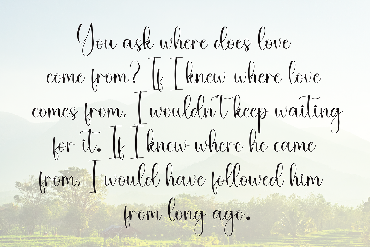 Sublimation | Script Font, a Handwritten Font by Scratchones (Photo 6 of 9)