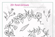Spring floral alphabet. Graphic set., an Illustration by Art Watercolor (Thumbnail 5 of 5)